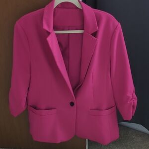 Vibrant Fuchsia Women's Blazer